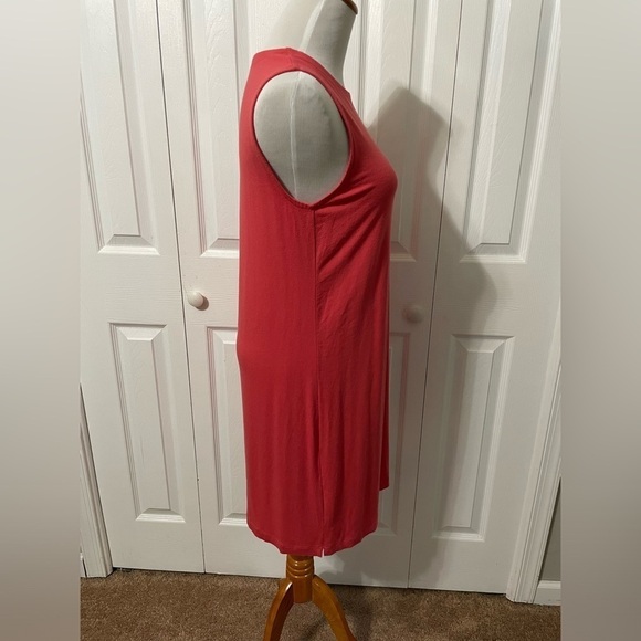 Eileen Fisher Women’s Coral Jersey Tank Dress size XS - Picture 3 of 10